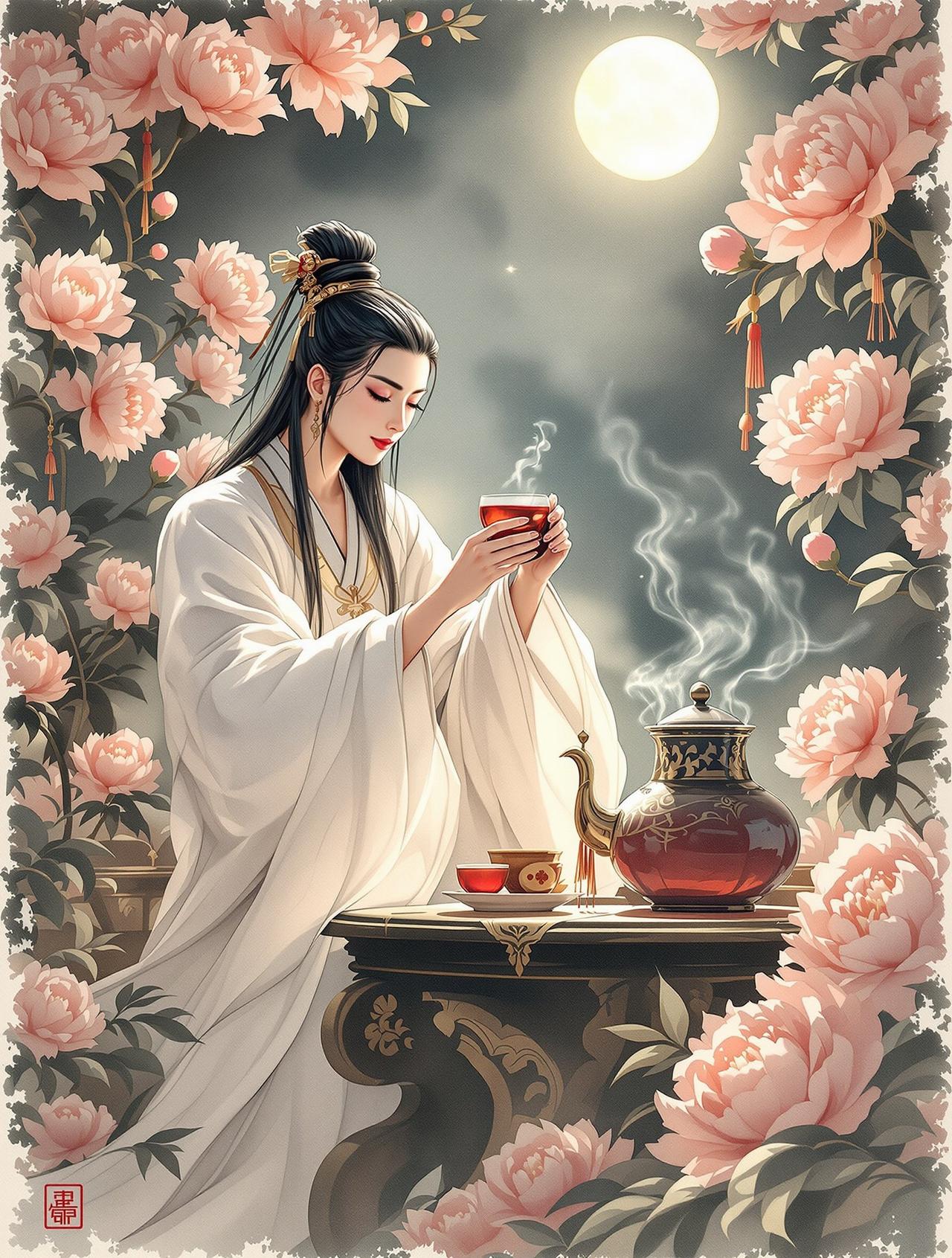 ai片库 - 花间提壶